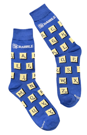 SCRABBLE Board Game Men’s Socks Odd Sox Brand - Novelty Socks And Slippers