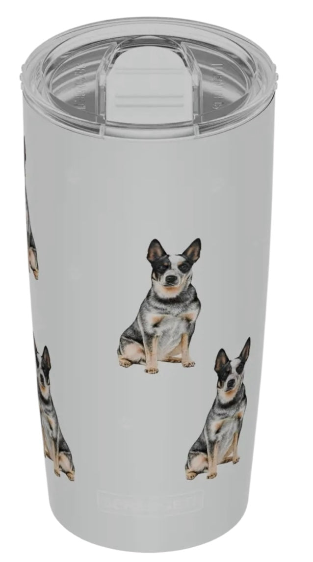 AUSTRALIAN CATTLE Dog Serengeti Stainless Steel Ultimate 20 Oz. Hot & Cold Tumbler