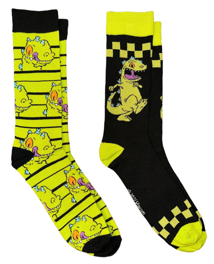 RUGRATS Men’s 2 Pair Of REPTAR Socks NICKELODEON