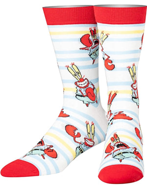 SPONGEBOB SQUAREPANTS Men’s MR. KRABS Socks COOL SOCKS Brand - Novelty Socks for Less