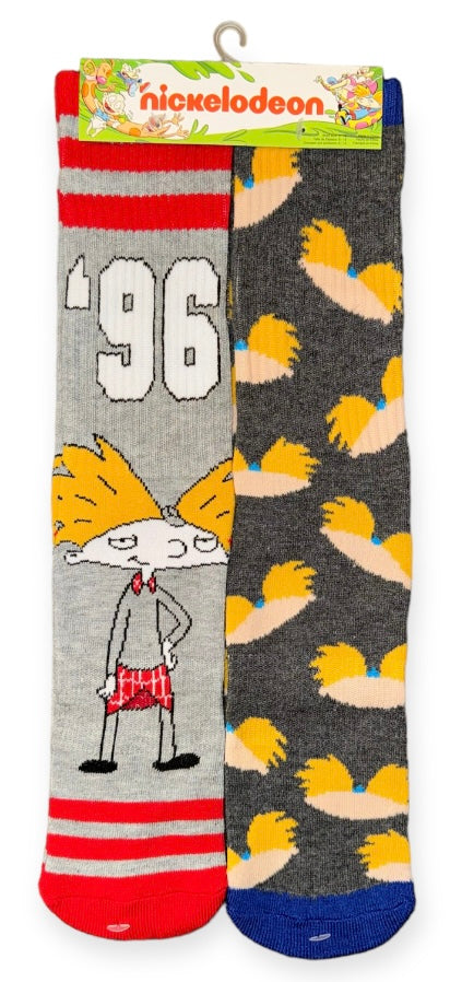 HEY ARNOLD Men’s 2 Pair Of Athletic Socks ‘96