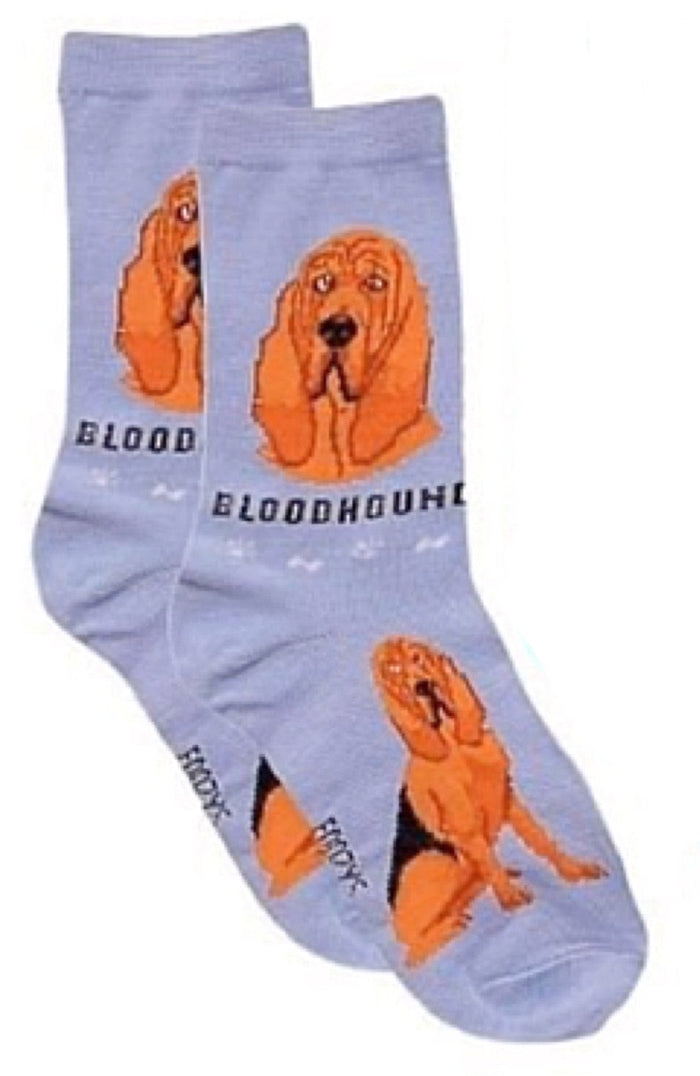 FOOZYS Brand Ladies BLOODHOUND Dog Socks