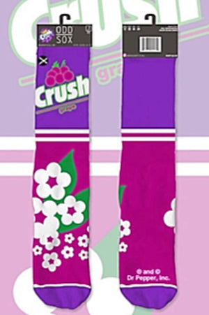 GRAPE CRUSH SODA Men’s Socks ODD SOX Brand - Novelty Socks for Less
