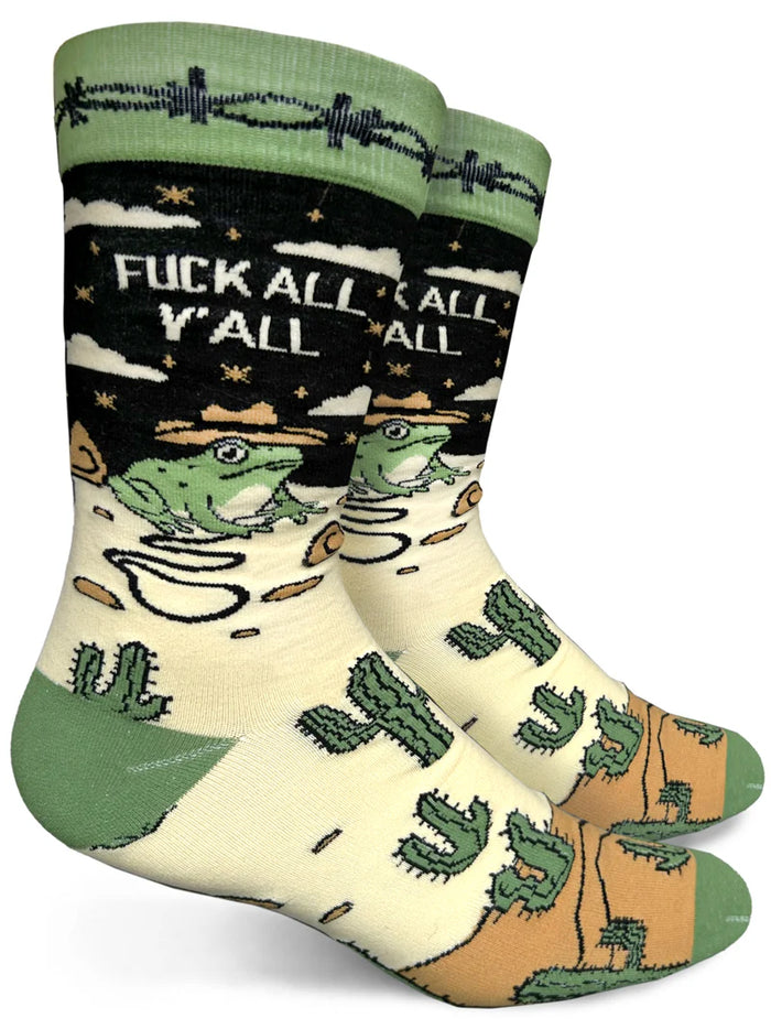 GROOVY THINGS CO. Men’s FUCK ALL Y’ALL Socks