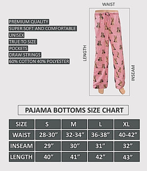 COMFIES UNISEX YORKIE PAJAMA BOTTOMS E&S Pets (CHOOSE SIZE) - Novelty Socks for Less