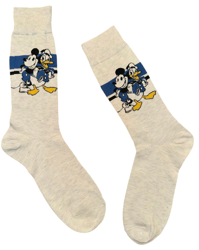 DISNEY MICKEY MOUSE & DONALD DUCK Men's Socks