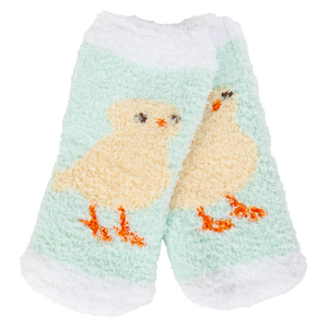 YELLOW CHICKS Easter Cozy Unisex Infant Crew Socks WORLD’S SOFTEST Socks Brand - Novelty Socks And Slippers