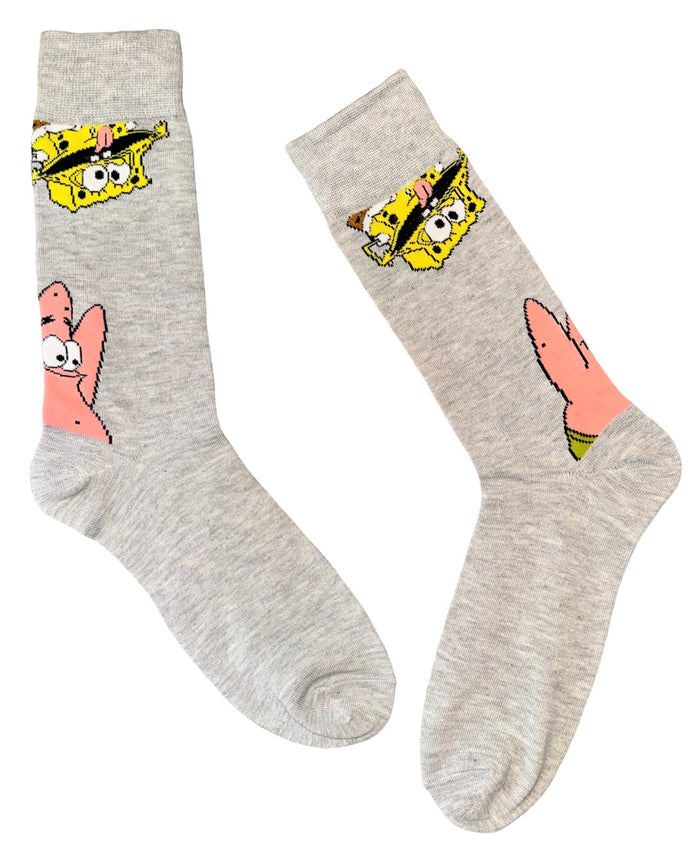 SPONGEBOB SQUAREPANTS Men’s Socks With PATRICK