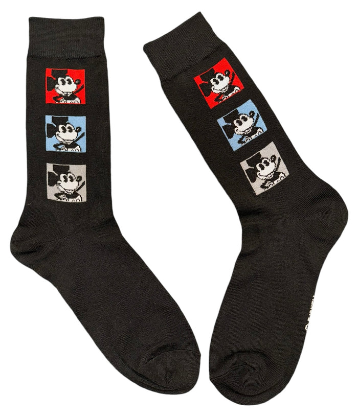 DISNEY MICKEY MOUSE Men’s STEAMBOAT WILLIE Socks