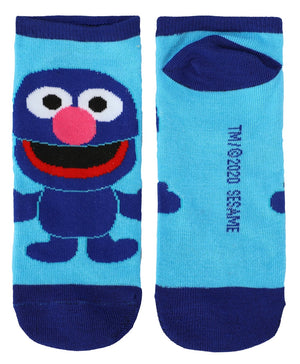 SESAME STREET Ladies 5 Pair ANKLE Socks BIOWORLD BRAND ELMO, BIG BIRD, GROVER