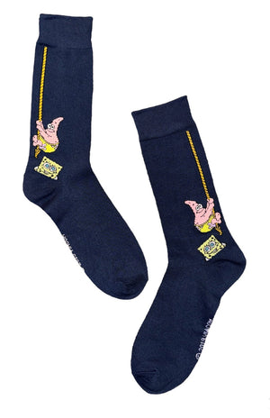 SPONGEBOB SQUAREPANTS Men’s Socks With PATRICK - Novelty Socks And Slippers