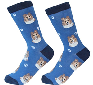 SHETLAND SHEEPDOG (SHELTIE) Unisex Socks By E&S Pets CHOOSE SOCK DADDY, LIFE IS BETTER - Novelty Socks for Less