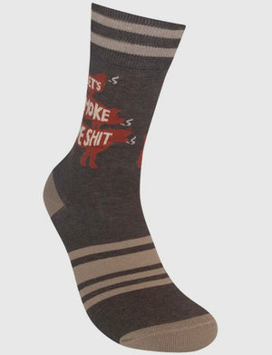 FUNATIC Brand Unisex ‘LET’S SMOKE SOME SHIT’ Socks