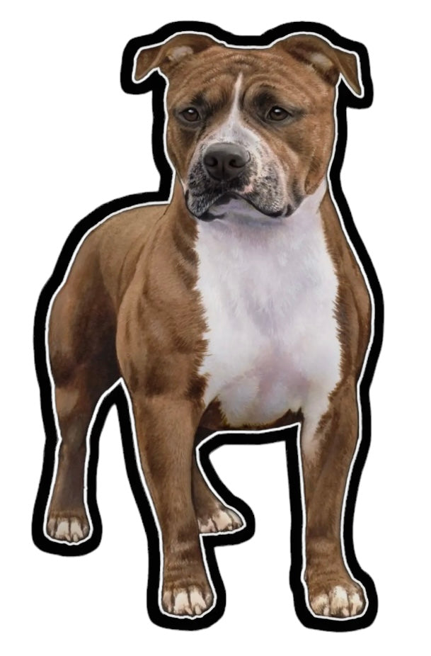 PIT BULL Dog Vinyl Sticker By E&S Pets (CHOOSE STYLE)