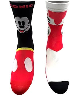 DISNEY Men’s MICKEY MOUSE 2 Pair Of Active Fit Socks Says ‘ICONIC’