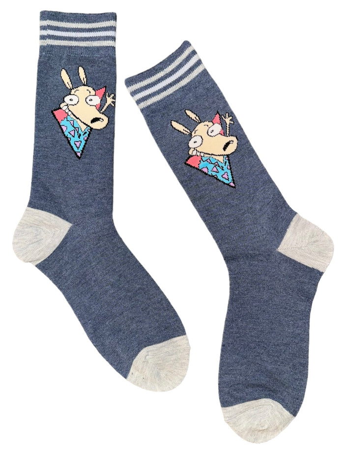 NICKELODEON ROCKO’S MODERN LIFE Men’s Socks