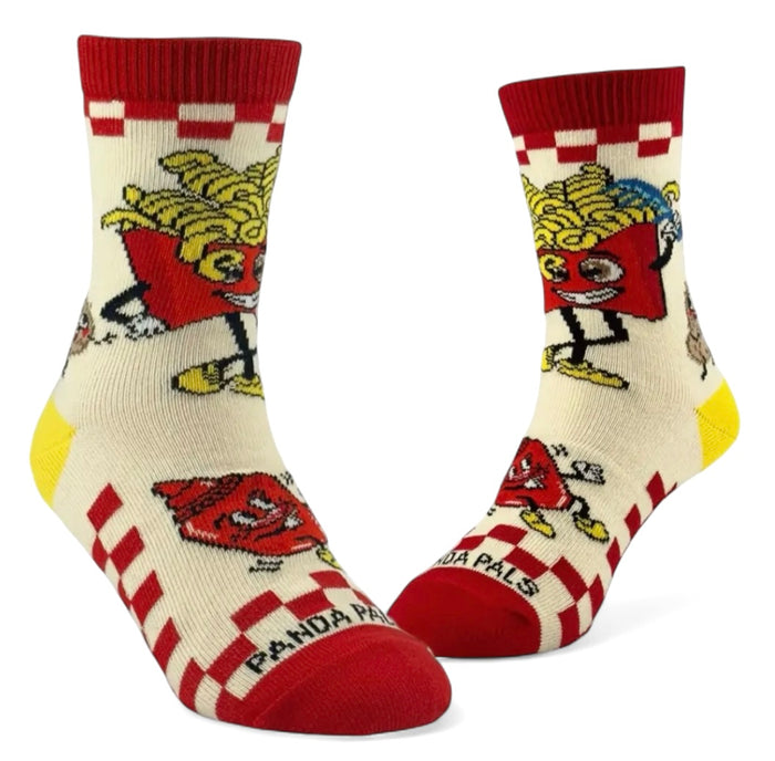 FRENCH FRIES Kids Unisex Socks (Choose Size) Sock Panda Brand