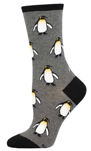 SOCKSMITH Brand Ladies PENGUIN Socks ‘THE COOLEST EMPEROR’ - Novelty Socks And Slippers