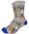 GOOD LUCK SOCK Brand G.O.A.T. Socks GREATEST OF ALL TIME - Novelty Socks And Slippers