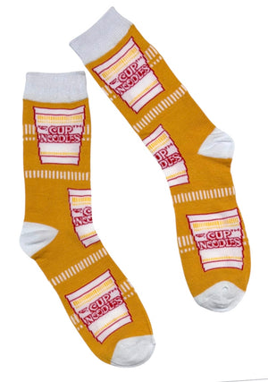 CUP NOODLES Soup Men’s Socks Odd Sox Brand - Novelty Socks And Slippers