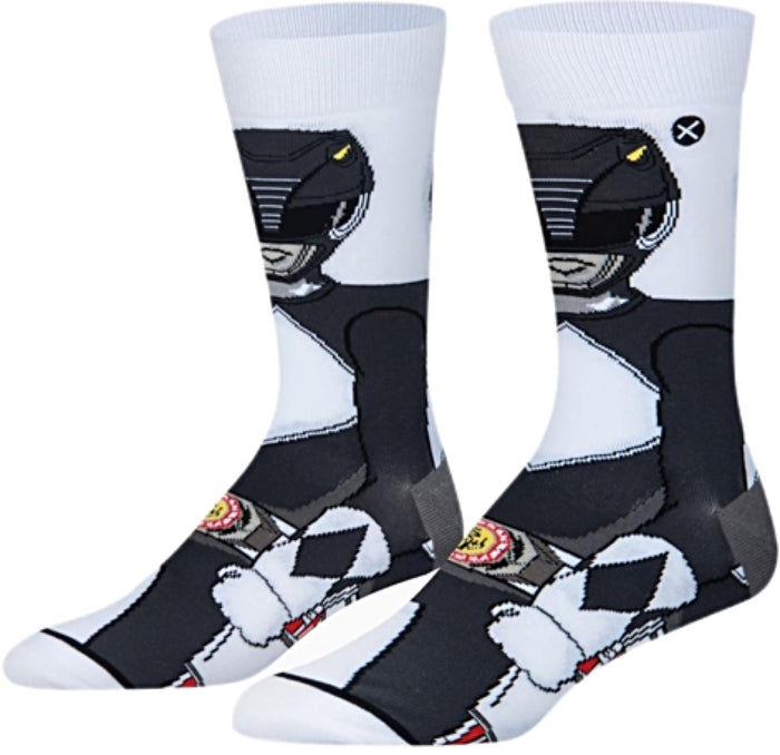 POWER RANGERS Men’s BLACK RANGER 360 Socks ODD SOX Brand