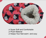 BLACK & WHITE TUXEDO CAT Ladies Non-Slip Slippers COMFIES BRAND By E&S Pets - Novelty Socks And Slippers