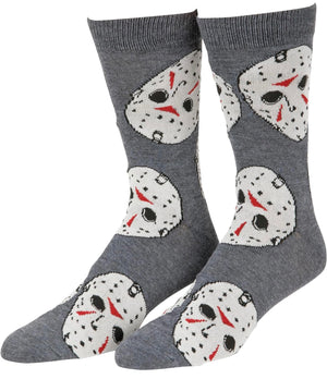 HORROR Movie Men’s 6 Pack Gift Set Of Socks PENNYWISE, JASON VOORHEES & FREDDY KRUEGER - Novelty Socks And Slippers