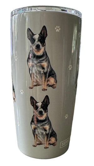 AUSTRALIAN CATTLE Dog Serengeti Stainless Steel Ultimate 20 Oz. Hot & Cold Tumbler