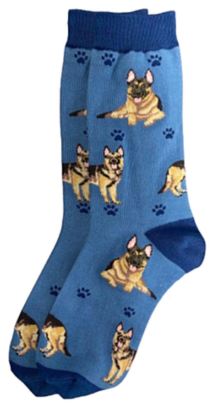 GERMAN SHEPHERD Dog Unisex Socks By E&S Pets CHOOSE SOCK DADDY, HAPPY TAILS, LIFE IS BETTER - Novelty Socks for Less