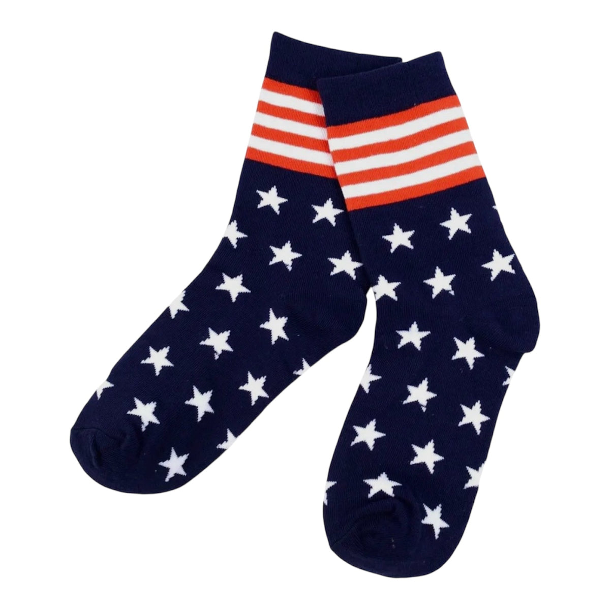 PATRIOTIC AMERICAN FLAG Ladies Socks PARQUET Brand - Novelty Socks And Slippers