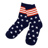 PATRIOTIC AMERICAN FLAG Ladies Socks PARQUET Brand - Novelty Socks And Slippers
