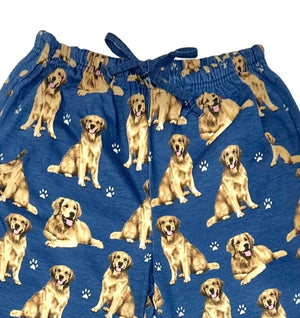 COMFIES Unisex GOLDEN RETRIEVER Pajama Bottoms E&S PETS (CHOOSE SIZE)