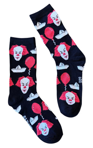 IT THE MOVIE Ladies HALLOWEEN Socks PENNYWISE - Novelty Socks And Slippers