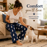 JACK RUSSELL Adult Unisex PAJAMA BOTTOMS COMFIES Brand E&S PETS (CHOOSE SIZE)
