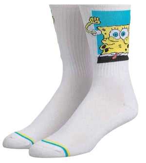 SPONGEBOB SQUAREPANTS Men’s Socks BIOWORLD Brand - Novelty Socks And Slippers