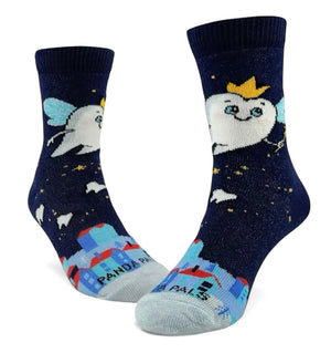 TOOTH FAIRY Unisex Kids Socks Age 3-5 Sock Panda Brand - Novelty Socks And Slippers