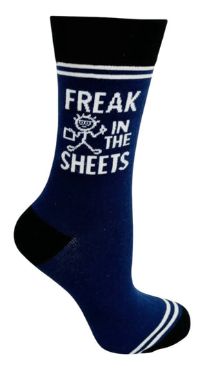 HEY NOW Brand By Fabdaz Unisex FREAK IN THE SHEETS Socks