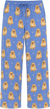 POMERANIAN Dog Adult Unisex Pajama Bottoms COMFIES Brand E&S Pets (CHOOSE SIZE)