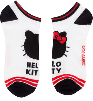 SANRIO HELLO KITTY Ladies 5 Pair Of No Show Socks