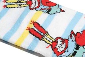SPONGEBOB SQUAREPANTS Men’s MR. KRABS Socks COOL SOCKS Brand - Novelty Socks for Less