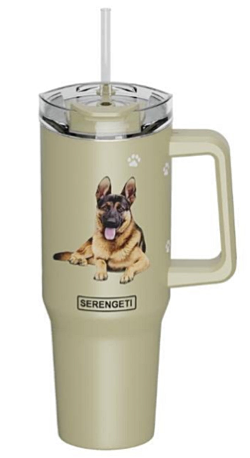 BEIGE SHIH TZU Dog SERENGETI 40 Oz. Stainless Steel Ultimate Hot