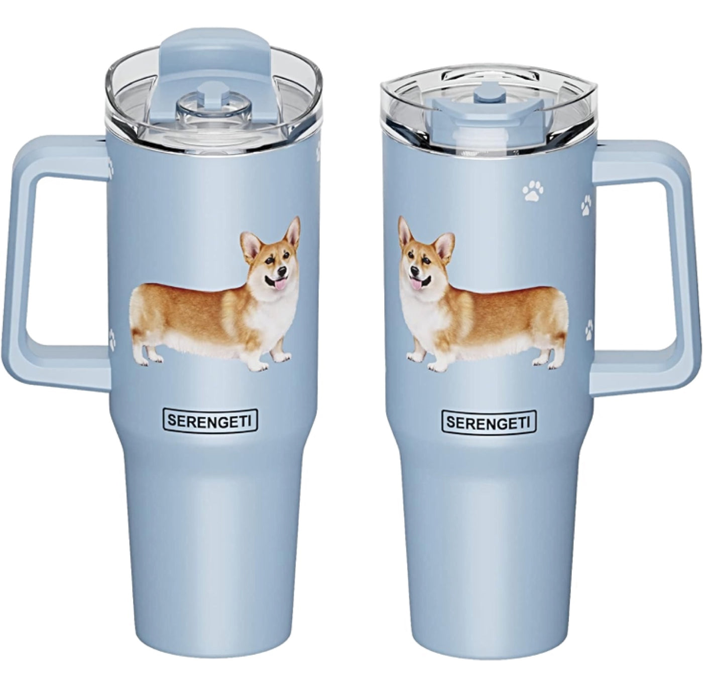 Dog Mama - 40oz Tumbler with Handle in 2023