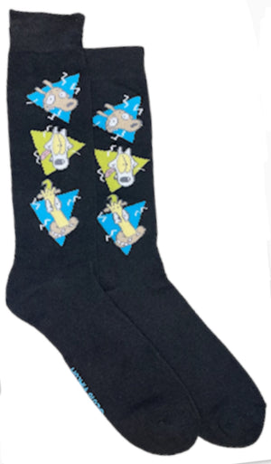 Rocko’s Modern Life Men’s Socks - Novelty Socks And Slippers