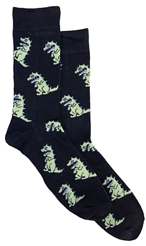 NICKELODEON RUGRATS Men’s REPTAR Socks REPTAR ALL OVER - Novelty Socks for Less