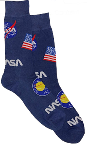 NASA Men’s Socks Meatball & Worm Logo’s - Novelty Socks for Less