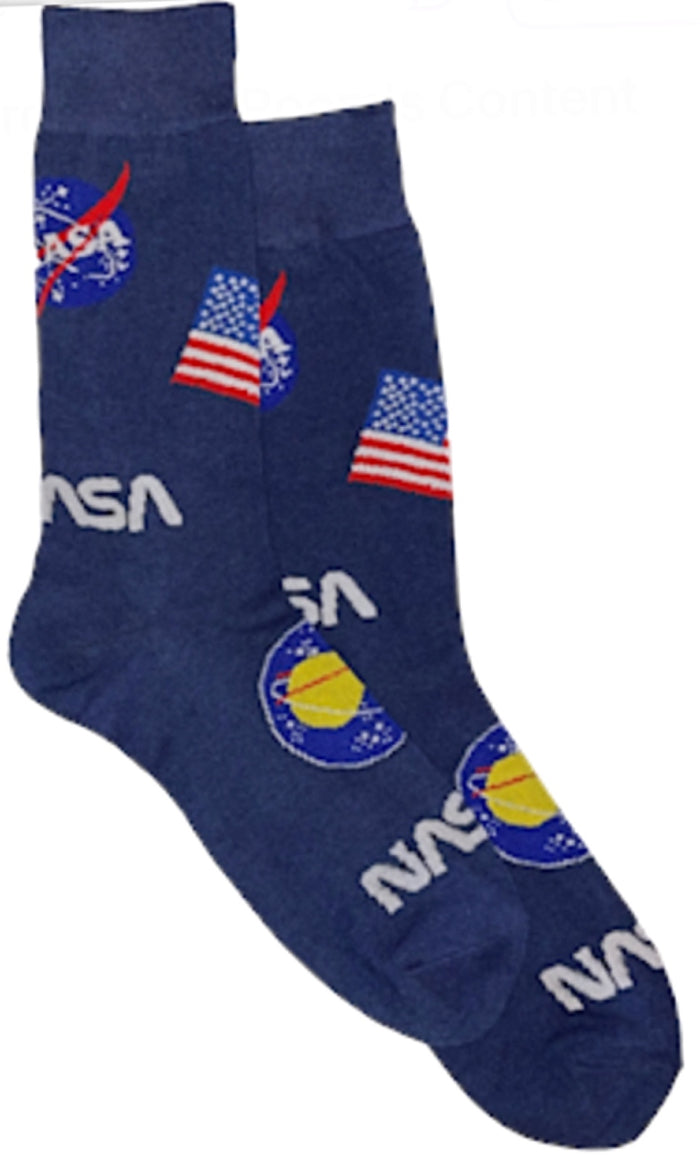 NASA Men’s Socks Meatball & Worm Logo’s
