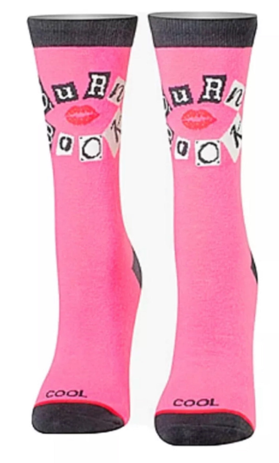 Cool Socks, Pink Wednesday Women's Movie Crew Socks