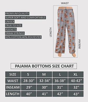 COMFIES UNISEX FRENCH BULLDOG PAJAMA BOTTOMS E&S PETS (CHOOSE SIZE) - Novelty Socks for Less