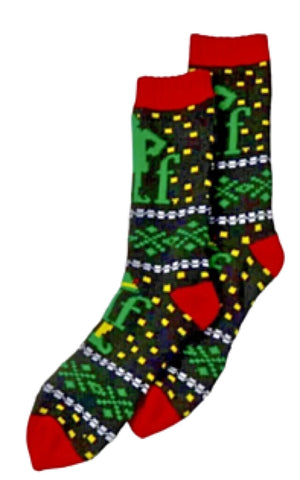 ELF The Movie Men’s Thick Warm Crew Socks BIOWORLD Brand - Novelty Socks for Less