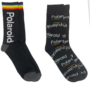POLAROID CAMERA Men’s 2 Pair Of Socks - Novelty Socks for Less